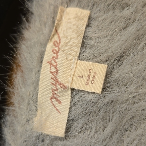 Mystree Gray Teddy Jacket Plush Faux Fur - Picture 2 of 4